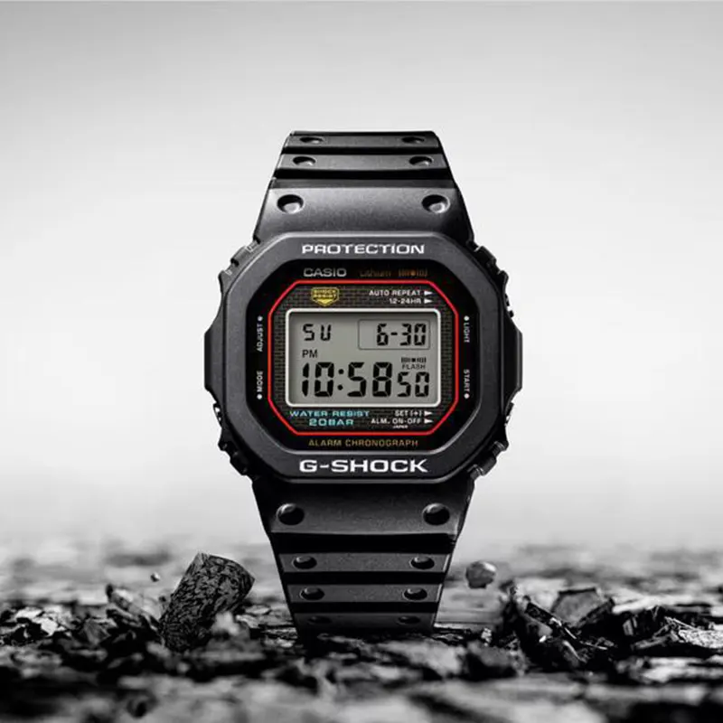 Casio G-Shock Digital Grey Dial Men's Watch- DW-5600RL-1DR